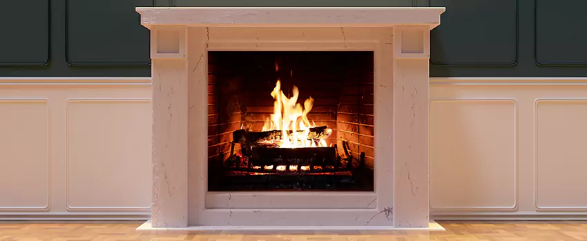 Decorative Electric Fireplace Installation in North Potomac, Maryland