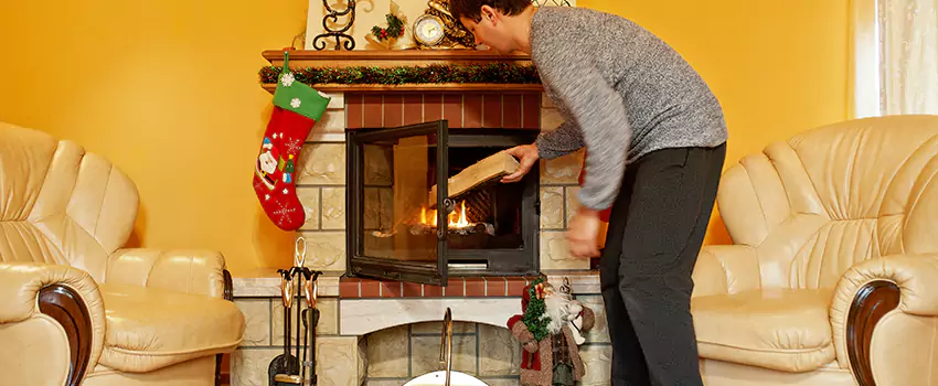 Gas to Wood-Burning Fireplace Conversion Services in North Potomac, Maryland