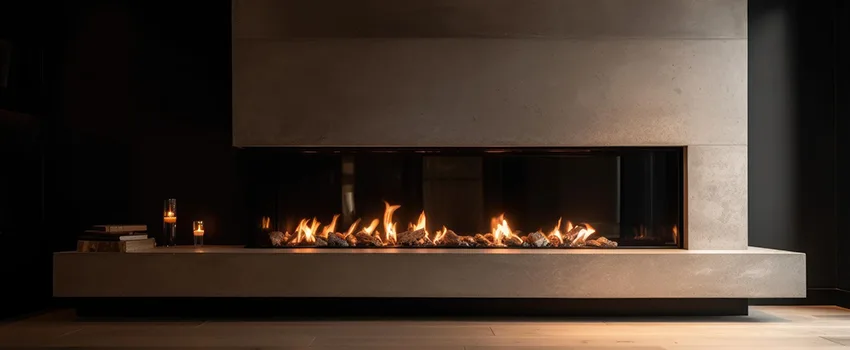Gas Fireplace Ember Bed Design Services in North Potomac, Maryland