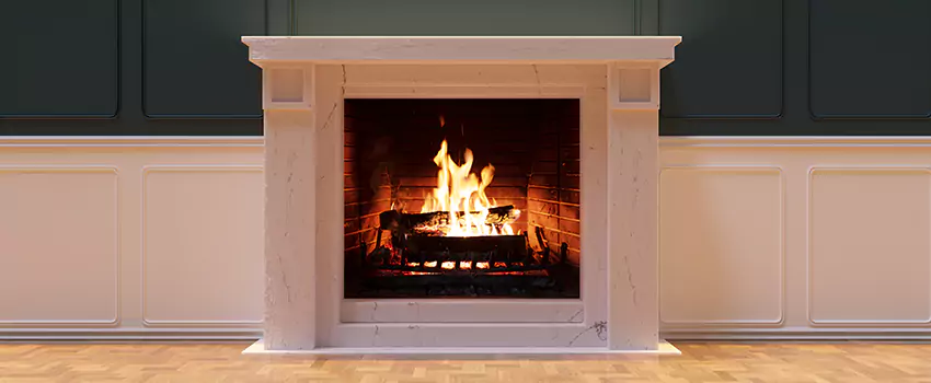 Open Flame Wood-Burning Fireplace Installation Services in North Potomac, Maryland