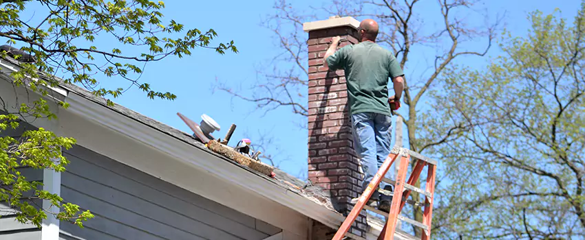 Vinyl and PVC Chimney Flashing Installation in North Potomac, MD