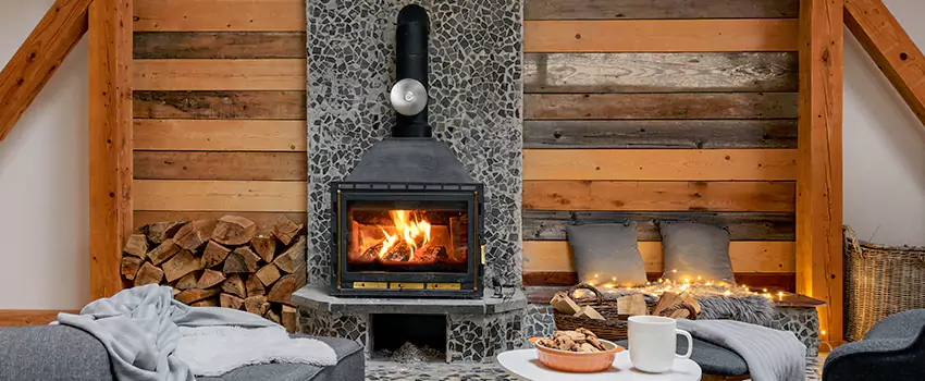 Thelin Hearth Products Direct Vent Gas Stove Fireplace Inspection in North Potomac, Maryland